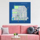 Inseln SF, 2'x2' gespannte Leinwand (Insitu (Wohnzimmer))