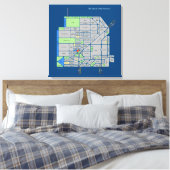 Inseln SF, 2'x2' gespannte Leinwand (Insitu (Schlafzimmer))