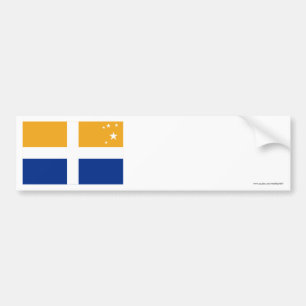 Inseln von Scilly Flagge Autoaufkleber