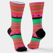 Inselpalmen Socken (Gewinkelt)