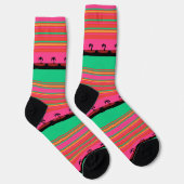 Inselpalmen Socken (Rechts)