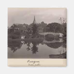 Inselpavillon im Cantanement Garten Magnet
