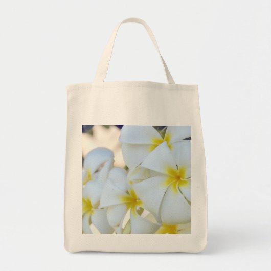 Inselplumeria-Blumen Tragetasche (Vorne)