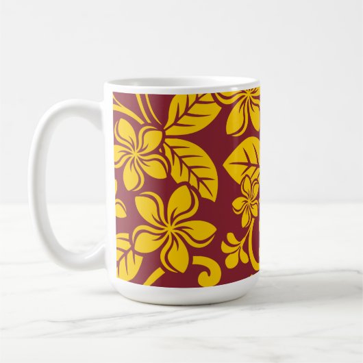 INSELPLUMERIA (CARDINALGOLD) KAFFEETASSE (Links)