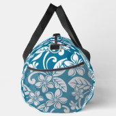 INSELPLUMERIA-MUSTER IN KARIBISCHE BLAUE DUFFLE BAG (Rechts)