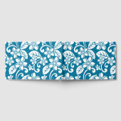 INSELPLUMERIA-MUSTER IN KARIBISCHE BLAUE GÄSTEBUCH (Voll)