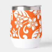 INSELPLUMERIA-MUSTER IN SEHR ORANGE (Links)