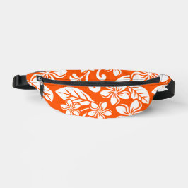 INSELPLUMERIA-MUSTER IN SEHR ORANGE BAUCHTASCHE