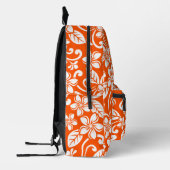 INSELPLUMERIA-MUSTER IN SEHR ORANGE BEDRUCKTER RUCKSACK (Links)