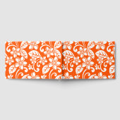 INSELPLUMERIA-MUSTER IN SEHR ORANGE GÄSTEBUCH (Voll)