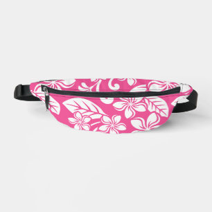 INSELPLUMERIA-MUSTER IN WATERMELON PINK BAUCHTASCHE