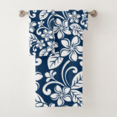 INSELPLUMERIA (NAVY) BAD TOWEL SET (Insitu)