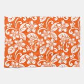 INSELPLUMERIA (SEHR ORANGE) GESCHIRRTUCH (Horizontal)