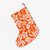 INSELPLUMERIA (SEHR ORANGE) KLEINER WEIHNACHTSSTRUMPF (Rückseite (Hängend))