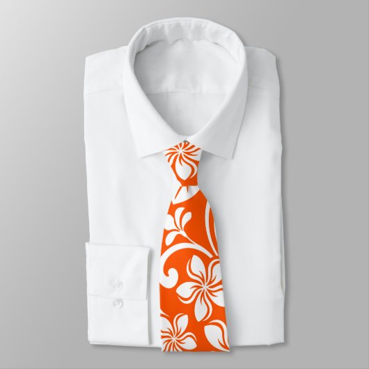INSELPLUMERIA (SEHR ORANGE) KRAWATTE (Gebunden)