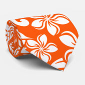 INSELPLUMERIA (SEHR ORANGE) KRAWATTE (Gerollt)