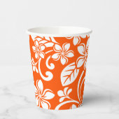 INSELPLUMERIA (SEHR ORANGE) PAPPBECHER (Links)