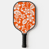 INSELPLUMERIA (SEHR ORANGE) PICKLEBALL SCHLÄGER (Rückseite)