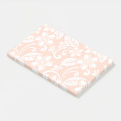 INSELPLUMERIA (SEHR ORANGE) POST-IT KLEBEZETTEL (angewinkelt)