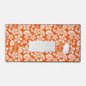 INSELPLUMERIA (SEHR ORANGE) SCHREIBTISCHUNTERLAGE (Tastatur & Maus)