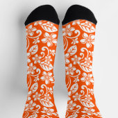 INSELPLUMERIA (SEHR ORANGE) SOCKEN (Oben)