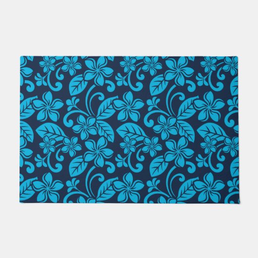 INSELPLUMERIE (BLAU x 2) Fußmatte (Vorderseite)