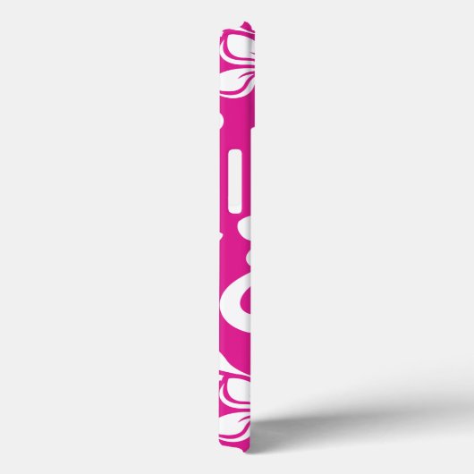 INSELPLUMERIE (HOT PINK) Case-Mate iPhone HÜLLE (Rückseite / Rechts)
