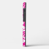 INSELPLUMERIE (HOT PINK) Case-Mate iPhone HÜLLE (Rückseite / Links)