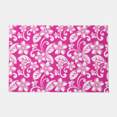INSELPLUMERIE (HOT PINK) FUßMATTE (Vorderseite)