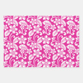 INSELPLUMERIE (HOT PINK) GESCHENKPAPIER SET (Vorderseite 2)