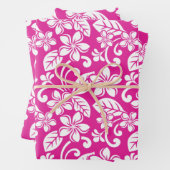 INSELPLUMERIE (HOT PINK) GESCHENKPAPIER SET (Beispiel)