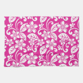 INSELPLUMERIE (HOT PINK) GESCHIRRTUCH (Horizontal)
