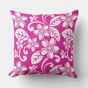 INSELPLUMERIE (HOT PINK) KISSEN