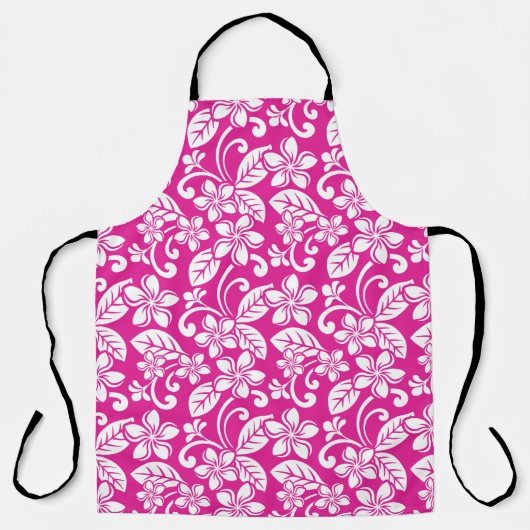 INSELPLUMERIE (HOT PINK) SCHÜRZE (Vorderseite)