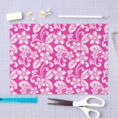 INSELPLUMERIE (HOT PINK) SEIDENPAPIER (Handwerk)