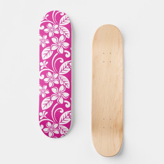 INSELPLUMERIE (HOT PINK) SKATEBOARD (Vorderseite)