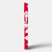 INSELPLUMERIE (ROT IN STRAWBERRY) Case-Mate iPhone HÜLLE (Rückseite / Links)