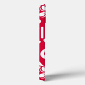 INSELPLUMERIE (ROT IN STRAWBERRY) Case-Mate iPhone HÜLLE (Rückseite / Rechts)