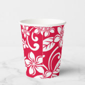 INSELPLUMERIE (ROT IN STRAWBERRY) PAPPBECHER (Rechts)