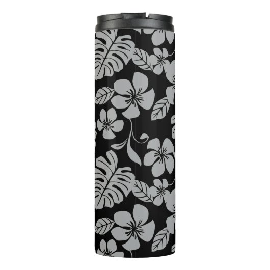 INSELPLUMERIE (SCHWARZ/GRAU) THERMOSBECHER (Rückseite)