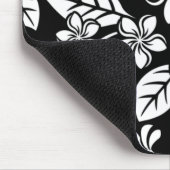 INSELPLUMERIE (SCHWARZ) MOUSEPAD (Ecke)