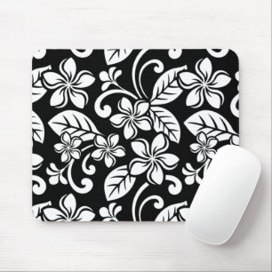 INSELPLUMERIE (SCHWARZ) MOUSEPAD