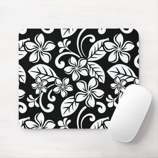 INSELPLUMERIE (SCHWARZ) MOUSEPAD (Mit Mouse)