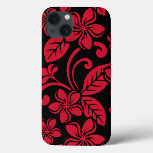 INSELPLUMERIE (SCHWARZ/ROT) Case-Mate iPhone HÜLLE