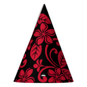 INSELPLUMERIE (SCHWARZ/ROT) PARTYHÜTCHEN (Links)