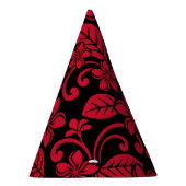 INSELPLUMERIE (SCHWARZ/ROT) PARTYHÜTCHEN (Rechts)