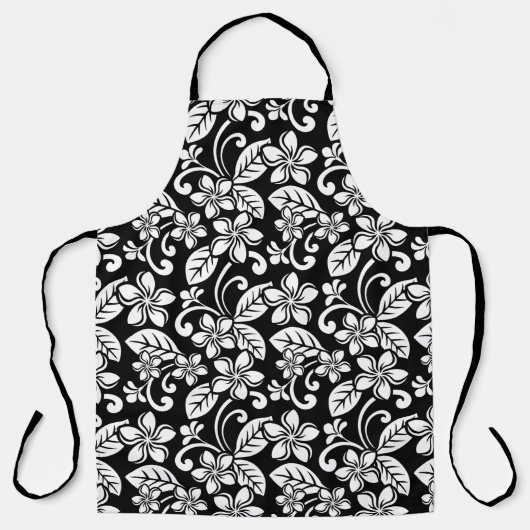 INSELPLUMERIE (SCHWARZ) SCHÜRZE (Vorderseite)