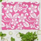INSELPLUMERIE (WATERMELONPINK) GESCHIRRTUCH (Gefaltet)