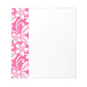 INSELPLUMERIE (WATERMELONPINK) NOTIZBLOCK (Vorderseite)