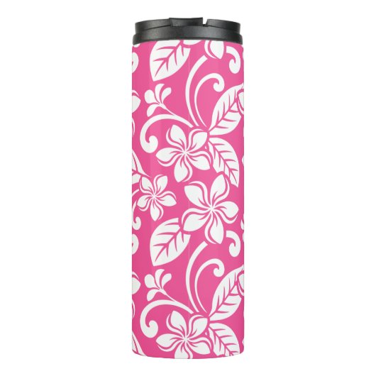 INSELPLUMERIE (WATERMELONPINK) THERMOSBECHER (Rückseite)